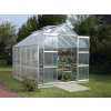 Záhradný skleník z polykarbonátu Vitavia Uranus 8300 PC 6 mm (strieborný)