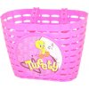 Kôš predný na detský bicykel ružový Tweety