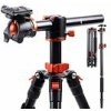 K&F CONCEPT SA254T2 statív/monopod s hlavou a priečnym stĺpikom
