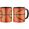 Keramický hrnček s potlačou Basketbalová lopta - celopotlač