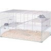 Klietka pieskomil NEOLIFE 80 GERBIL sivá glass Zolux