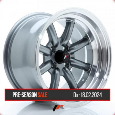 JAPAN RACING JR19 9x15 4x108 ET-13 gunmetal