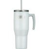 Thermos Refreshing termohrnček s madlom a slamkou 1,1 l matne biela