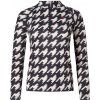 Funkčné tričko Perfect Moment 1/4 Zip Base Layer Top B&W Houndstooth L