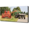 Foto obraz na plátne Kombajn 100x50 cm