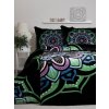 MKLozkoviny.sk Obliečky mikroplyš Exclusive – Mandala zelená - 140 × 200 cm - 70 x 90 cm
