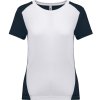 Kariban Tričko PA 4015, sportovní, krátký rukáv, dámské COT20401590803-white/navy L Bílá/navy