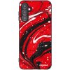 Picasee silikónový čierny obal pre Samsung Galaxy A14 5G A146P - Red black