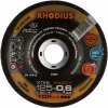 Rhodius 211302 | Rezný kotúč 125x0,6x22,23 mm, XTK6 EXACT, vypuklý ACCU BOX - balenie 10 ks