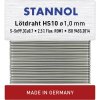 Stannol HS10 spájkovací cín bez olova bez olova Sn99,3Cu0,7 ROM1 30 g 1 mm; 508596
