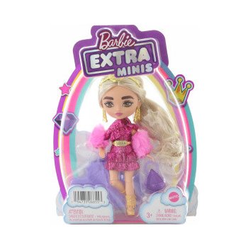 Barbie extra minis blondýnka s korunkou