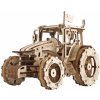 Ugears 3D drevené mechanické puzzle Traktor víťazí