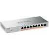 Zyxel XMG-108HP 8 Ports 2,5 G + 1 SFP+, 8 portov 100 W PoE++ Desktop MultiGig unmanaged Switch