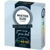 Mister Size Condoms kondómy prispôsobené veľkosti 47 mm 49 mm 53 mm 3 kusy