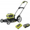 36V bezuhlíková kosačka na trávu, záber 51 cm, 1x 4,0 Ah akumulátor, nabíjačka RYOBI RY36LMMX51A-140