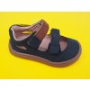 Detské kožené sandálky Protetika - Pady brown BAREFOOT