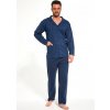 Pánske pyžamo Cornette 114/57 Farba: Tm. modrá, Veľkosť: L
