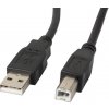Lanberg CA-USBA-11CC-0030-BK USB 2.0 USB B, 3m, černý