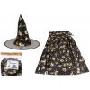 Karnevalový set - čarodejnica (klobúk, plášť), Wiky, W027547