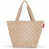 Reisenthel Shopper M Metallic dots coffee