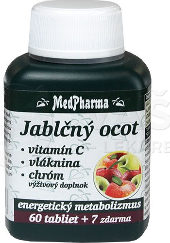 MedPharma jablčný ocot vláknina Vitamín C chróm 107 tabliet od 6,49 € -  Heureka.sk