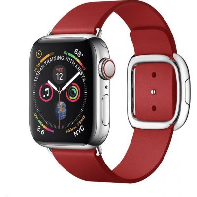 COTEetCI kožený magnetický řemínek Nobleman pro Apple Watch 38 / 40mm červená WH5200-RD