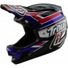 Troy Lee Designs Tld D4 Polyacrylite, prilba - Linear Black Veľkosť: L