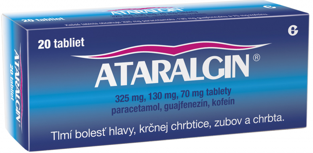 Ataralgin tbl.20 x 325 mg/130 mg/70 mg od 3,12 € - Heureka.sk