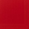 Duni Jednofarebné servítky červená 2V 40x40cm 125ks