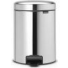 Brabantia Pedálový odpadkový kôš NEWICON 5 l, lesklá oceľ