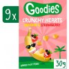 Goodies chrumky srdiečka banán a jahoda 9 x 30 g