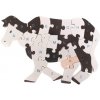 Vzdělávací drevené puzzle krava var.1