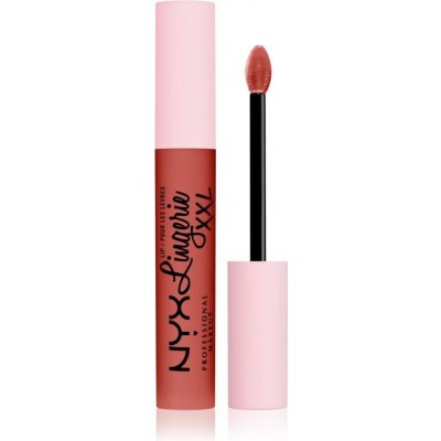 NYX Professional Makeup Lip Lingerie XXL tekutý rúž s matným finišom odtieň 06 - Peach flirt 4 ml