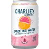 Charlie's Organics sycená pitná voda grapefruitový džús 330 ml