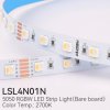 MiBoxer LSL4N01N Flexibílny RGB+WW LED pás 24V, SMD5050 4 v 1, IP20, 9W/m, 60led/m