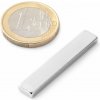 SOLLAU Neodymový magnet hranol 40x7x3 mm, N38, ponikelovaný