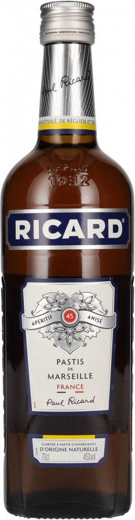 Ricard Pastis 45% 0,7 l (čistá fľaša)