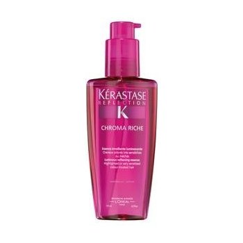 Kérastase Reflection Chroma Riche Luminous Softening Essence vlasová esencie na poškodené, farbené a citlivé vlasy 125 ml