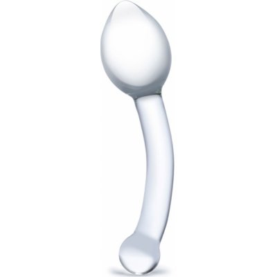 Gläs Pure Indulgence Anal Slider, sklenené dildo 20,5 x 2–4,9 cm