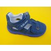 Detské kožené sandálky D.D.Step G077 - 41892 royal blue BAREFOOT