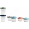 Set 6 dóz na jedlo Beaba Pro Food Storage 6 clip 2x90ml + 2x150 ml + 2x250 ml