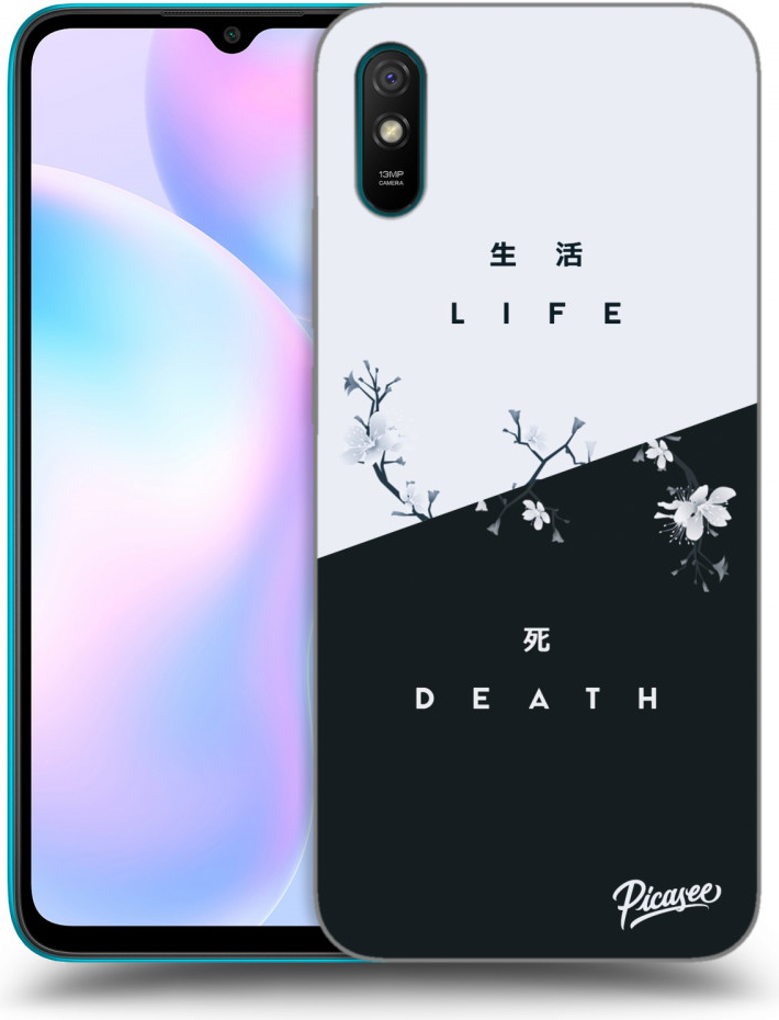 Púzdro Picasee silikónové Xiaomi Redmi 9A - Life - Death čiré