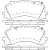 BREMBO Sada brzdových platničiek kotúčovej brzdy P85170