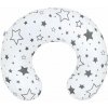 NEW BABY dojčiaci vankúš hviezdy sivé