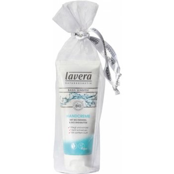 Lavera Basis Sensitiv krém na ruky Hand Cream Bio Almond and Bio Shea Butter 75 ml