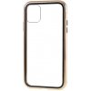 AppleKing puzdro pre celý telefón z tvrdeného skla s kovovým rámčekom pre iPhone 11 Pro - zlaté - možnosť vrátiť tovar ZADARMO do 30tich dní