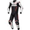 Jednodílná kombinéza GP-R7, TECH-AIR ready/kompatibilní, ALPINESTARS (bílá/černá/červená fluo, vel. 56)