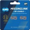 Missinglink KMC 11R EPT Silber 2 ks pro retezy 5,65mm,11-st.,re-usable