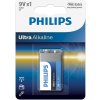 Batéria Philips Ultra Alkaline 9V 600mAh 1ks