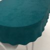 Biante Zamatový oválny obrus Velvet Prémium SVP-025 Petrolejový 100x160 cm
